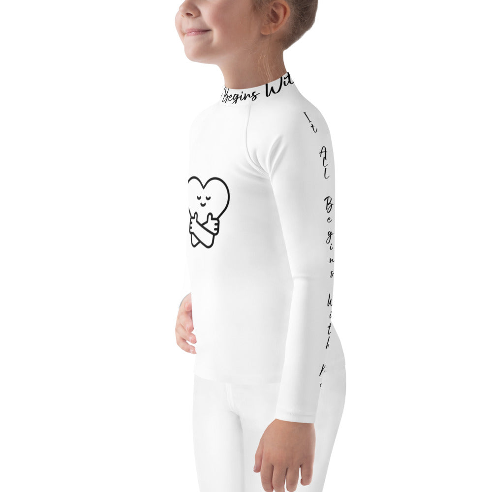 It All Begins With Me Rash Guard