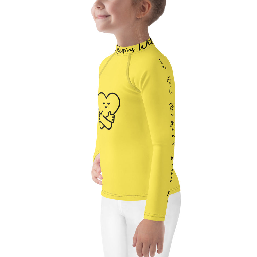 It All Begins With Me Rash Guard