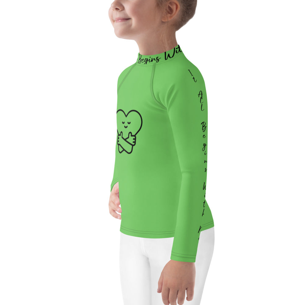 It All Begins With Me Rash Guard