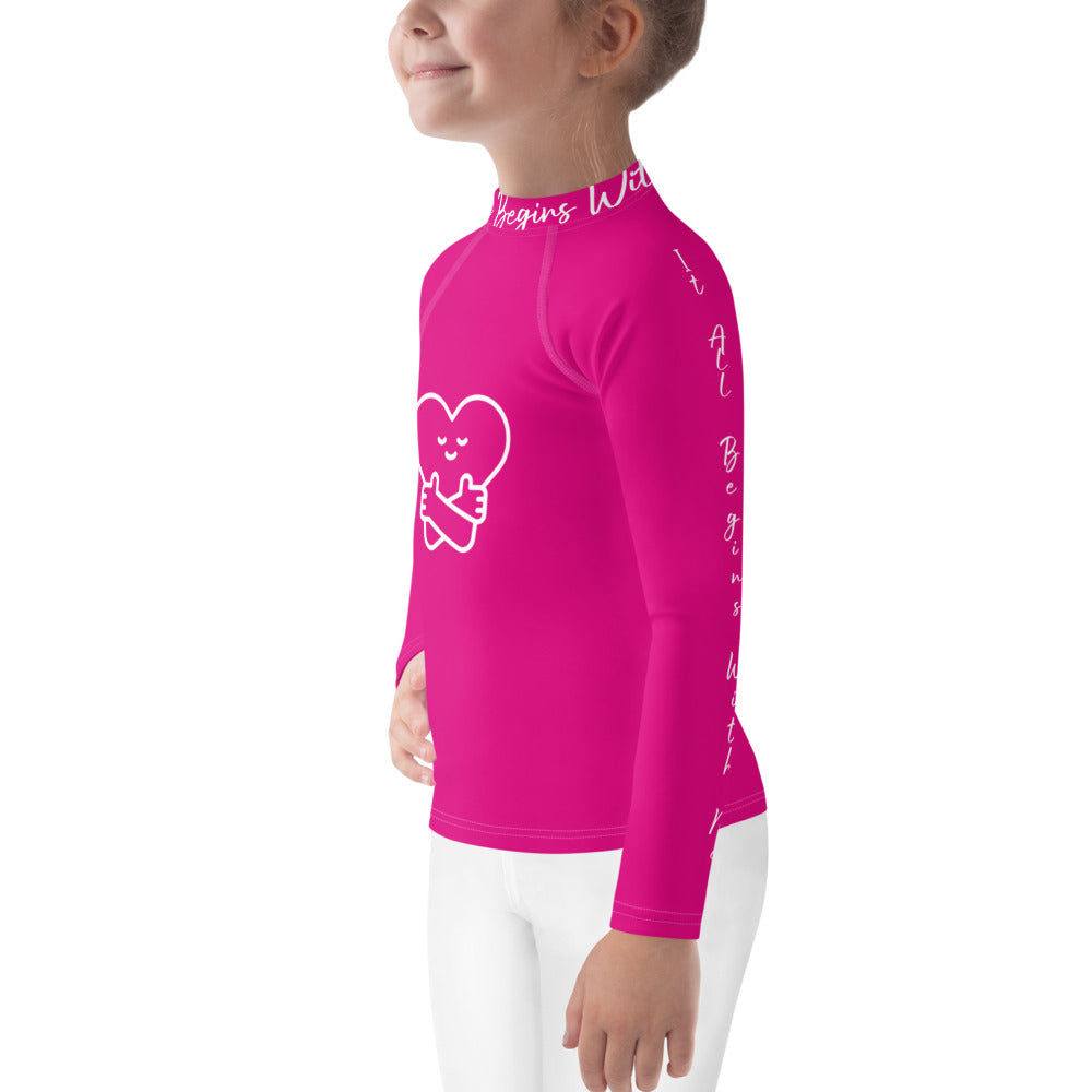 It All Begins With Me Rash Guard