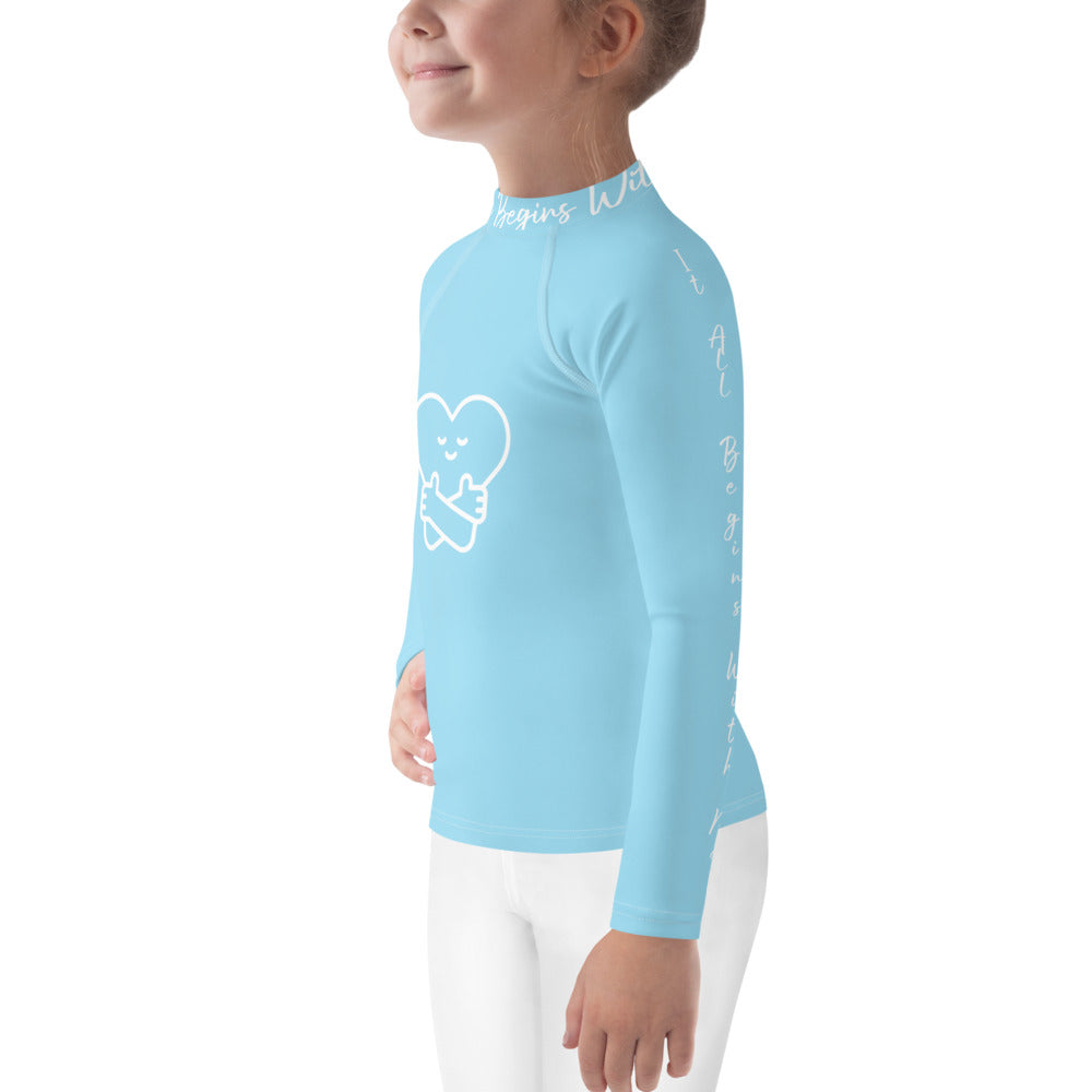 It All Begins With Me Rash Guard