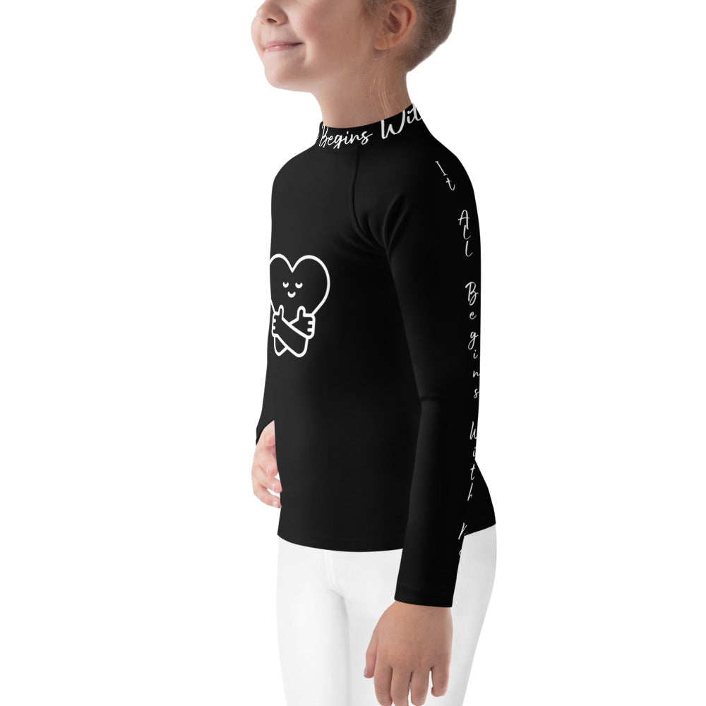 It All Begins With Me Rash Guard