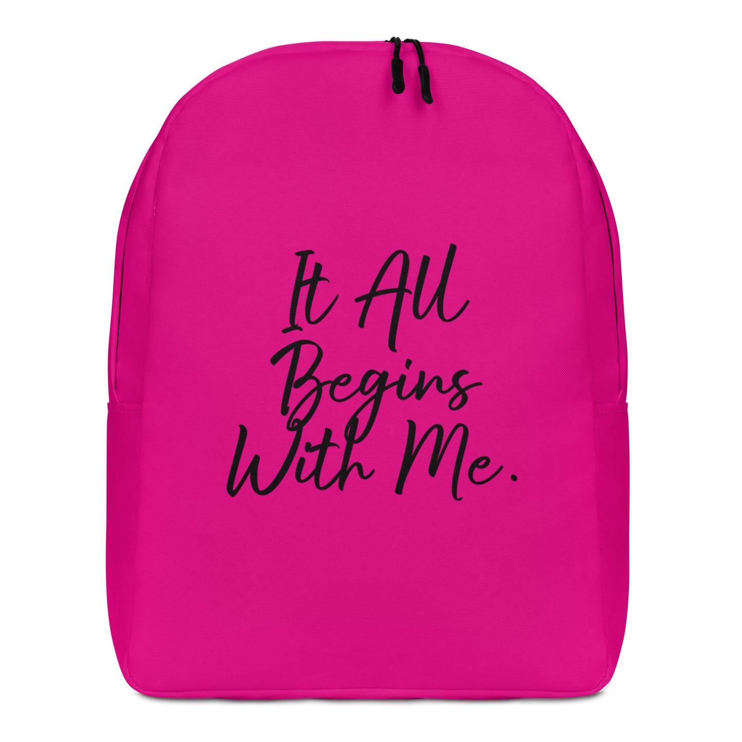 It all begins with me backpack