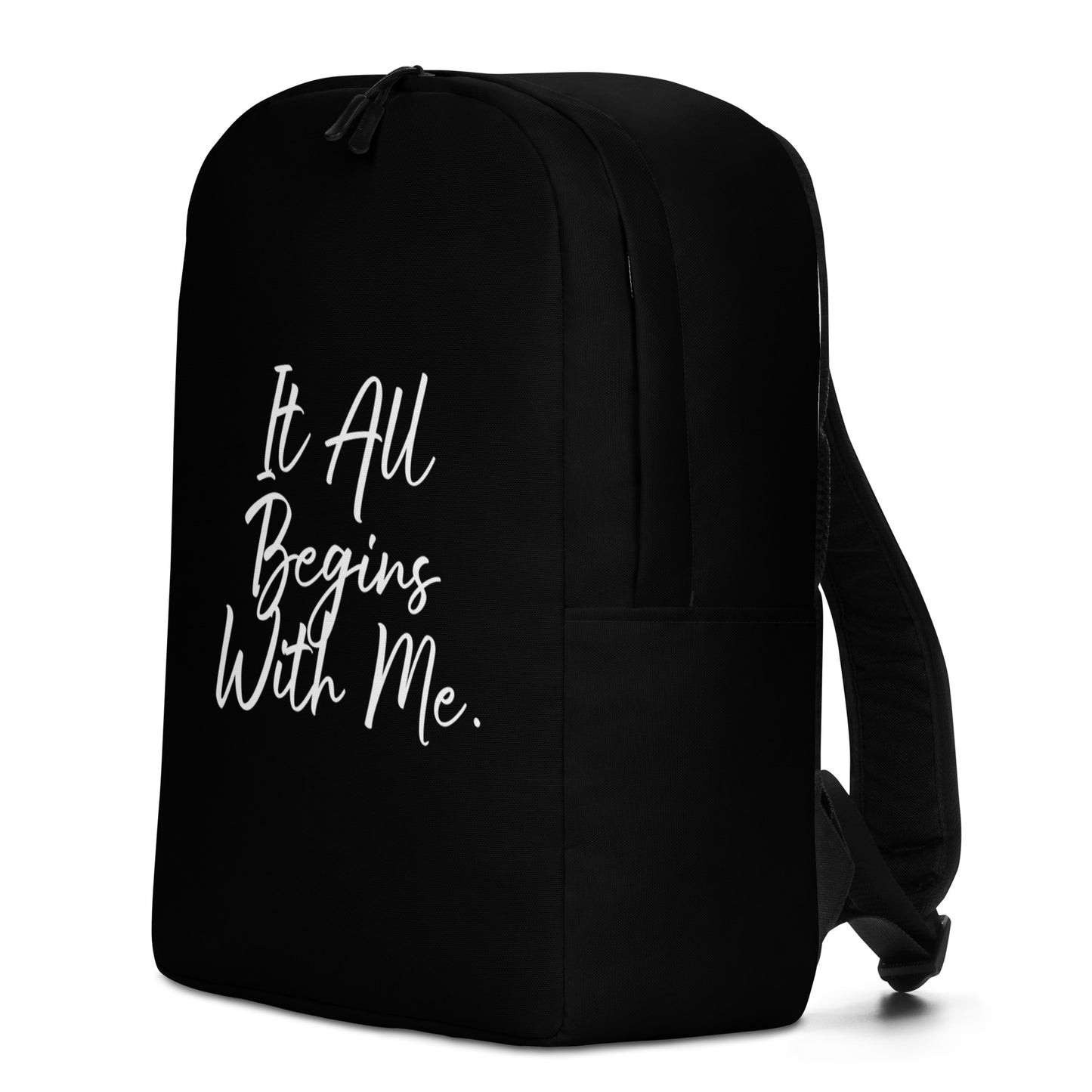 It all begins with me backpack