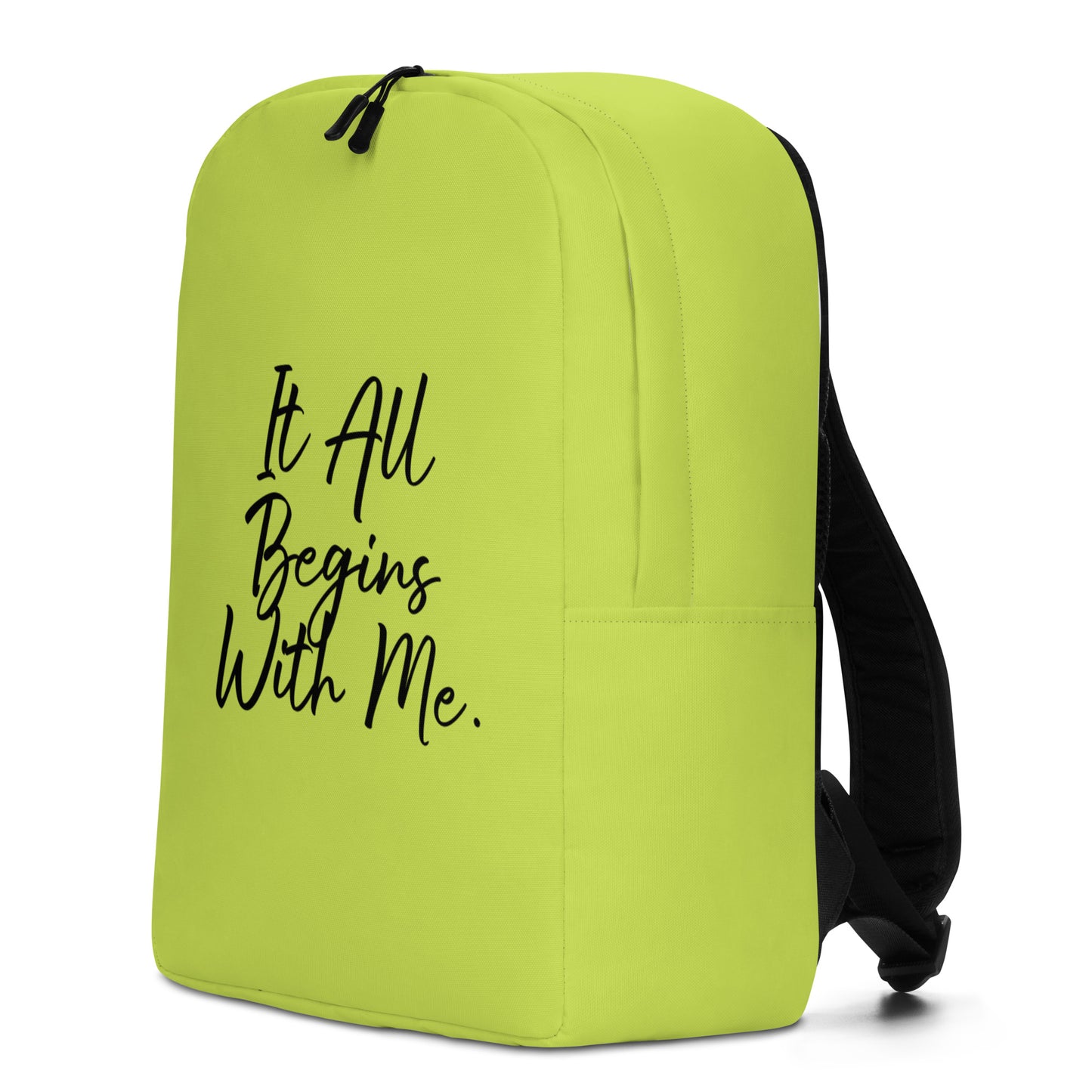 It all begins with me backpack