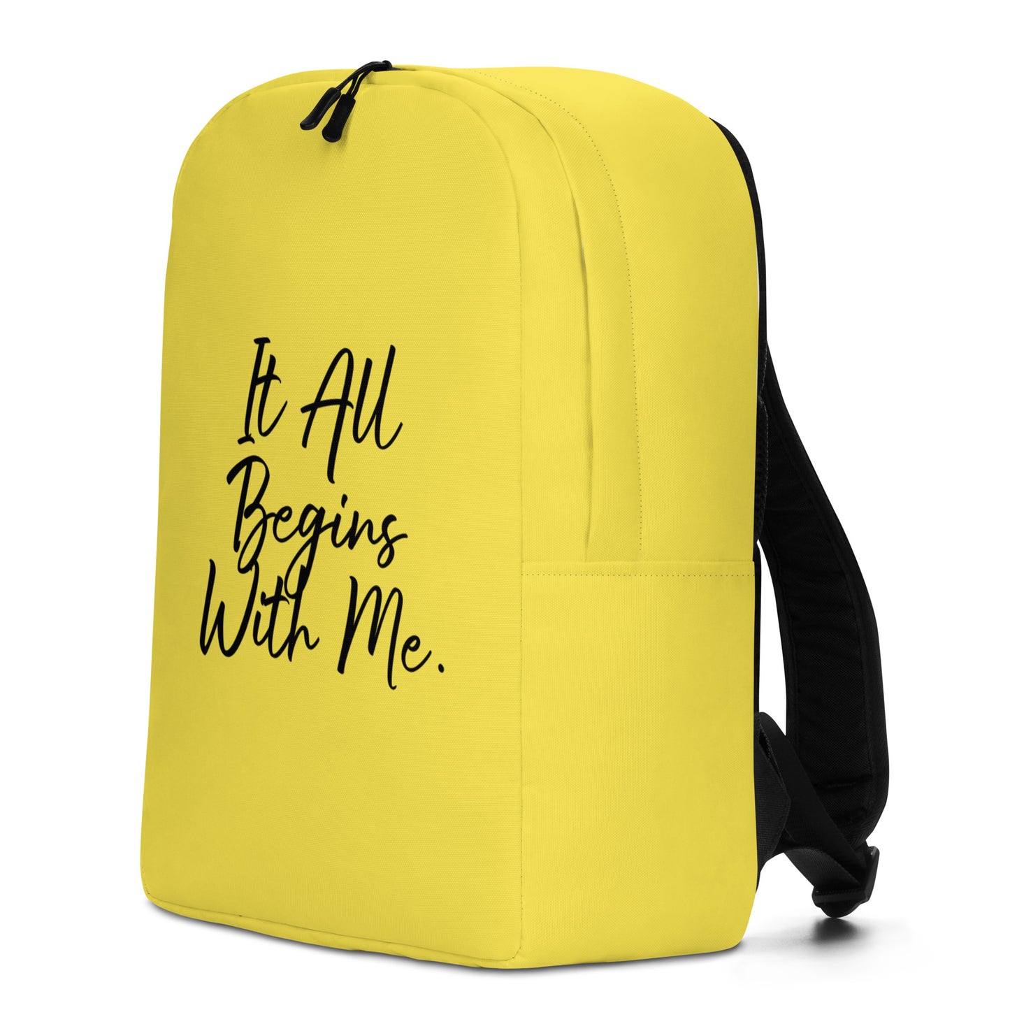 It all begins with me backpack