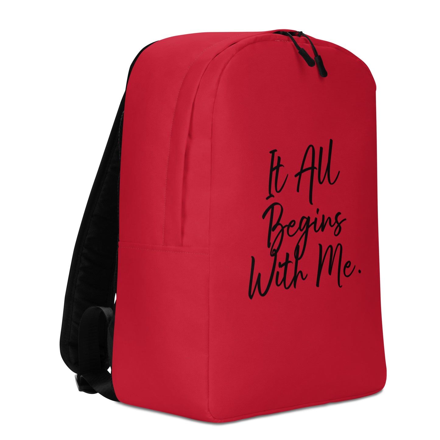 It all begins with me Minimalist Backpack