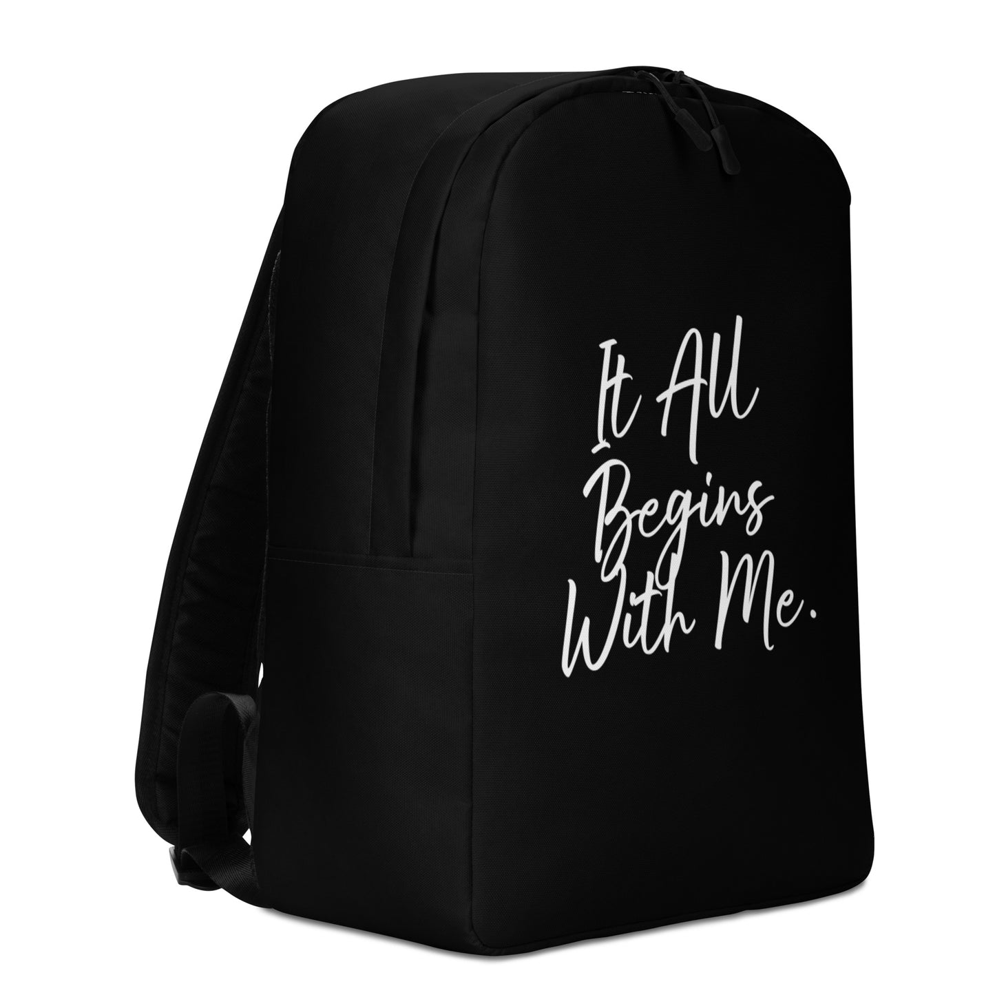 It all begins with me backpack