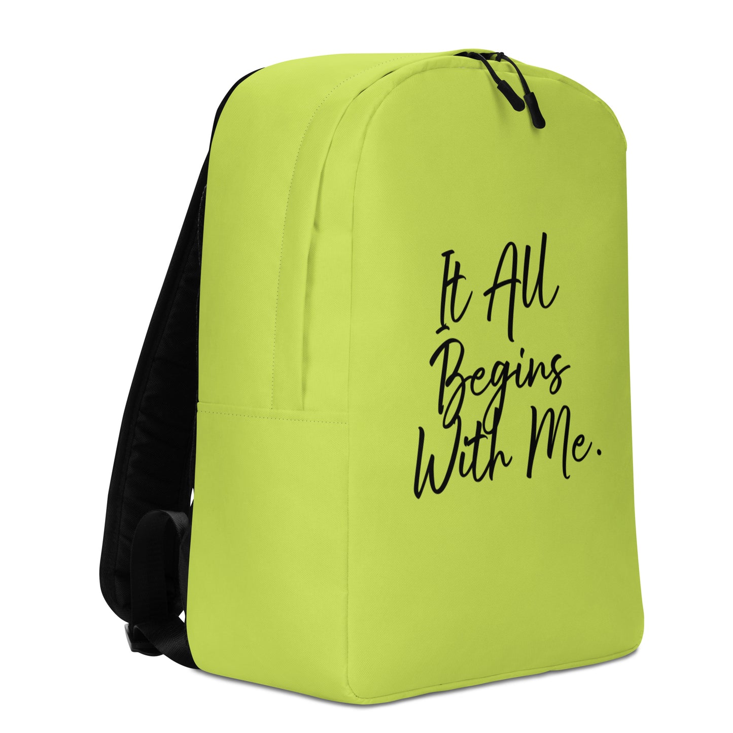 It all begins with me backpack