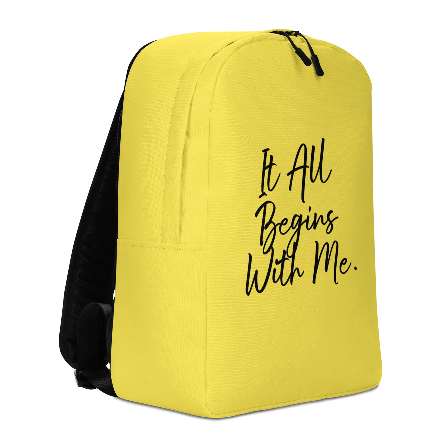 It all begins with me backpack