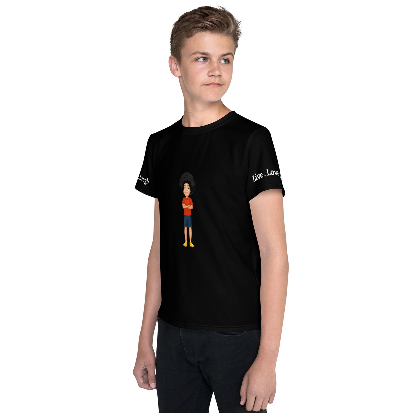 Black Live, Love, Laugh t-shirt