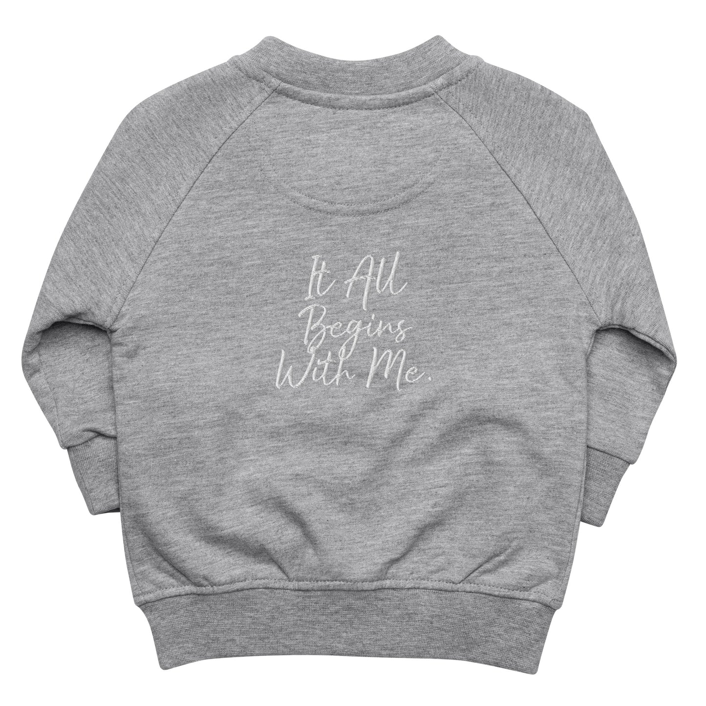 It all begins with me bomber jacket