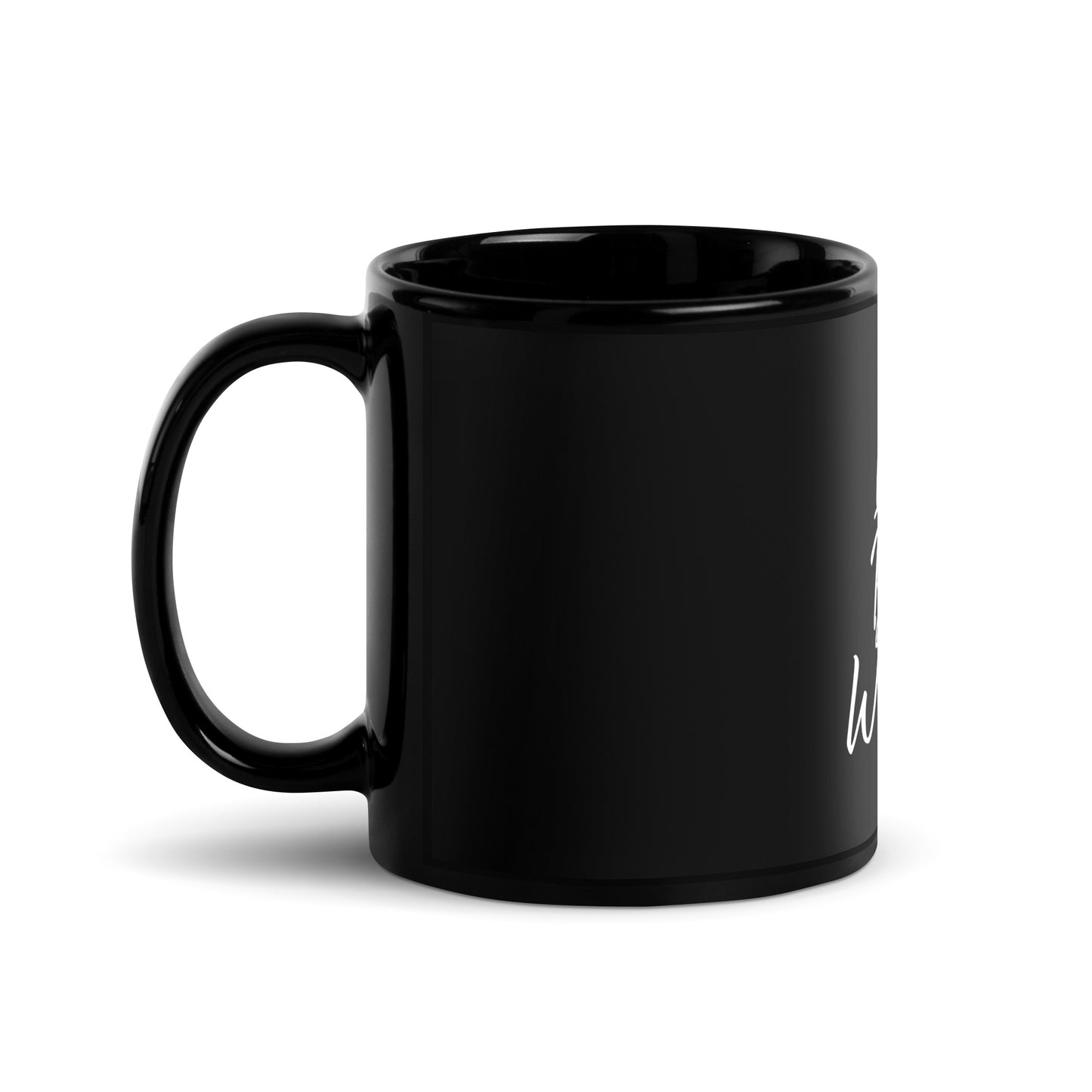 It all begins with me Black Glossy Mug