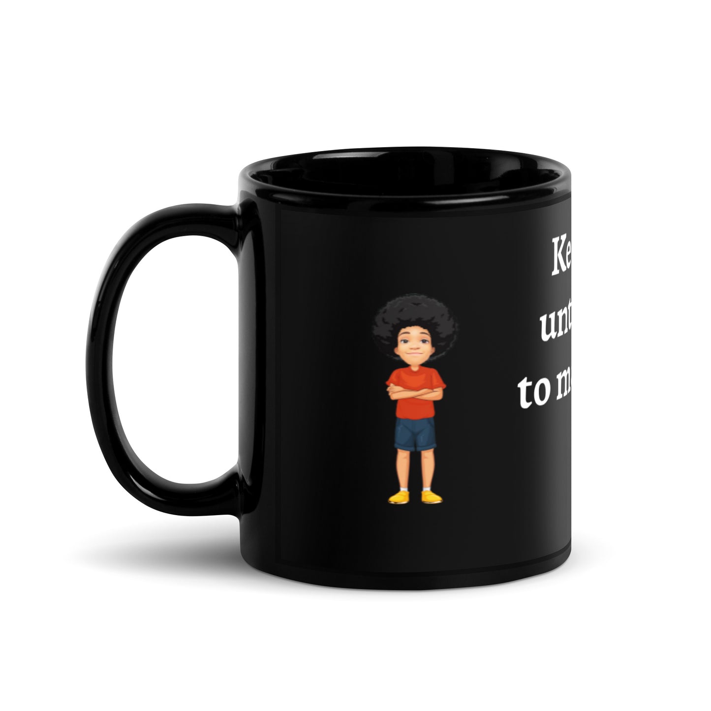 Boom Black Glossy Mug