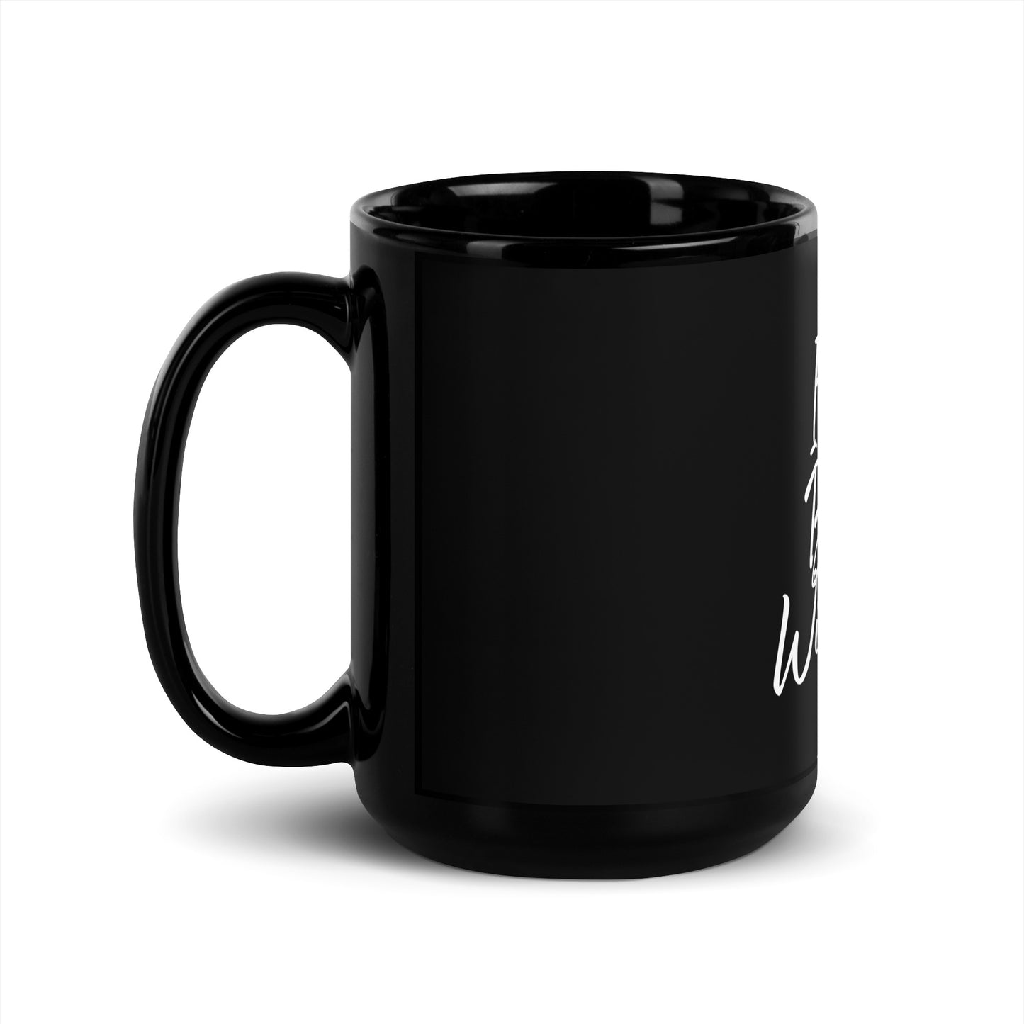 It all begins with me Black Glossy Mug