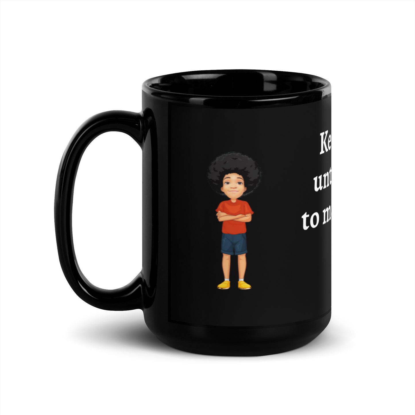 Boom Black Glossy Mug