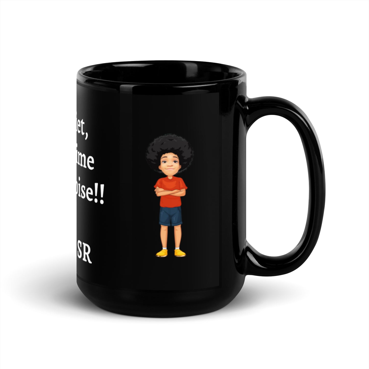 Boom Black Glossy Mug