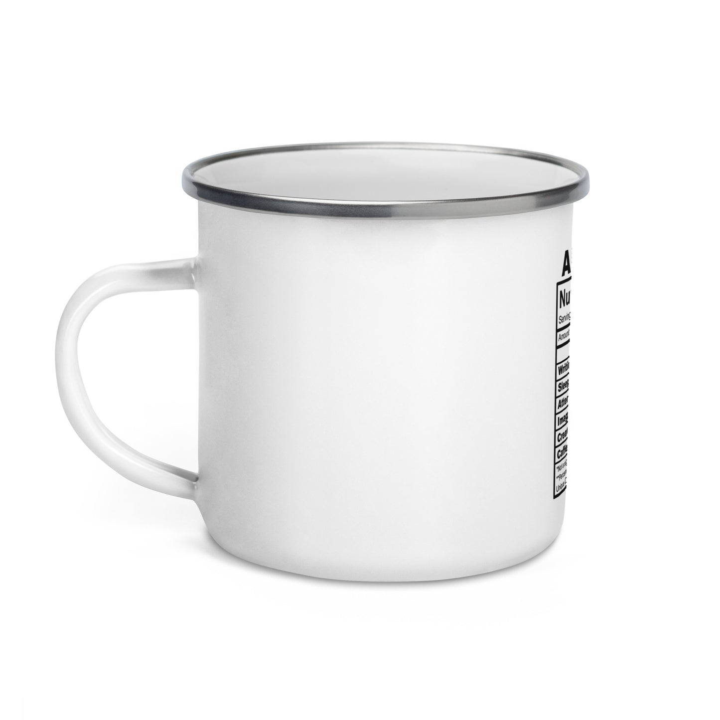 Author Enamel Mug