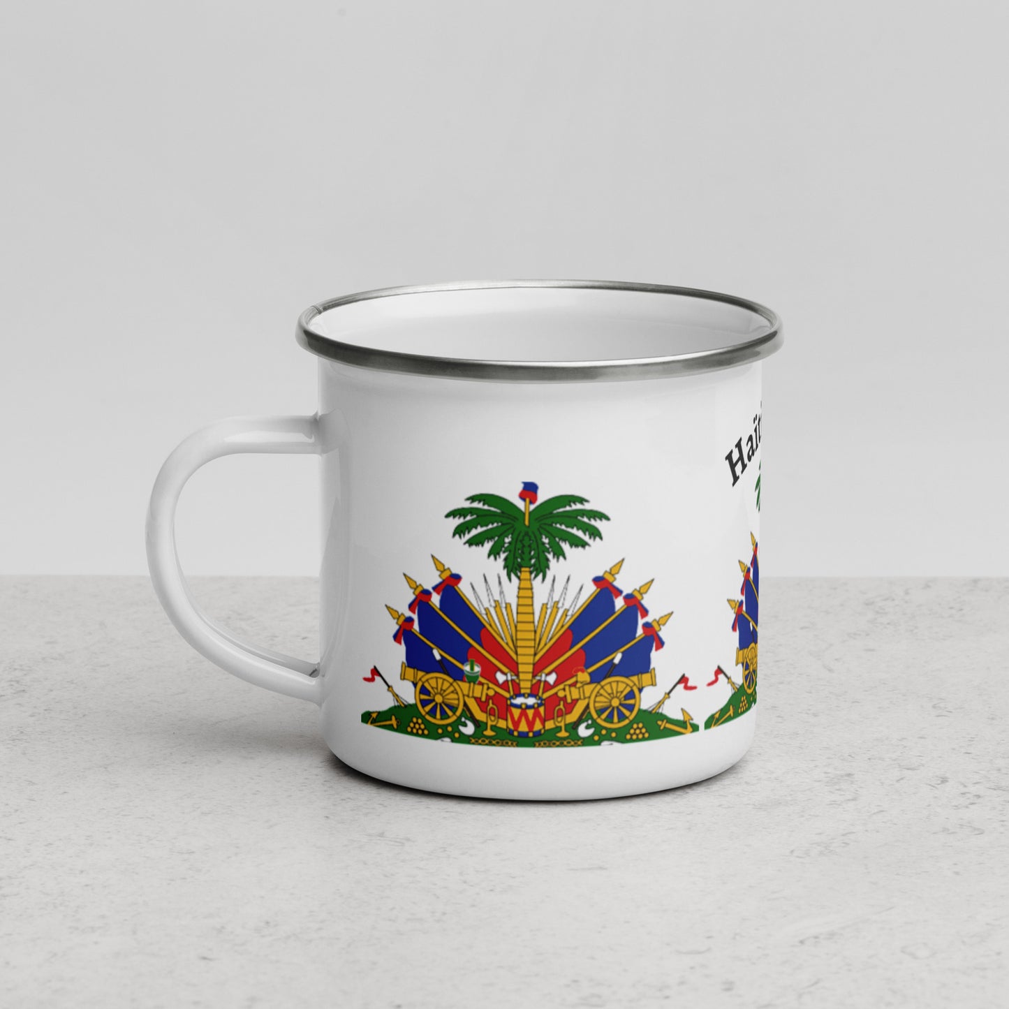 Haiti Enamel Mug