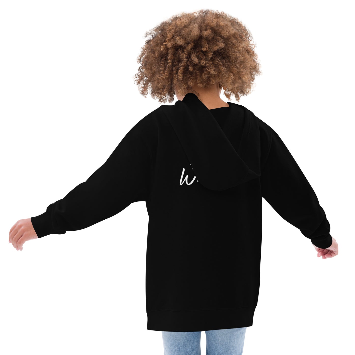 It all begins with me fleece hoodie