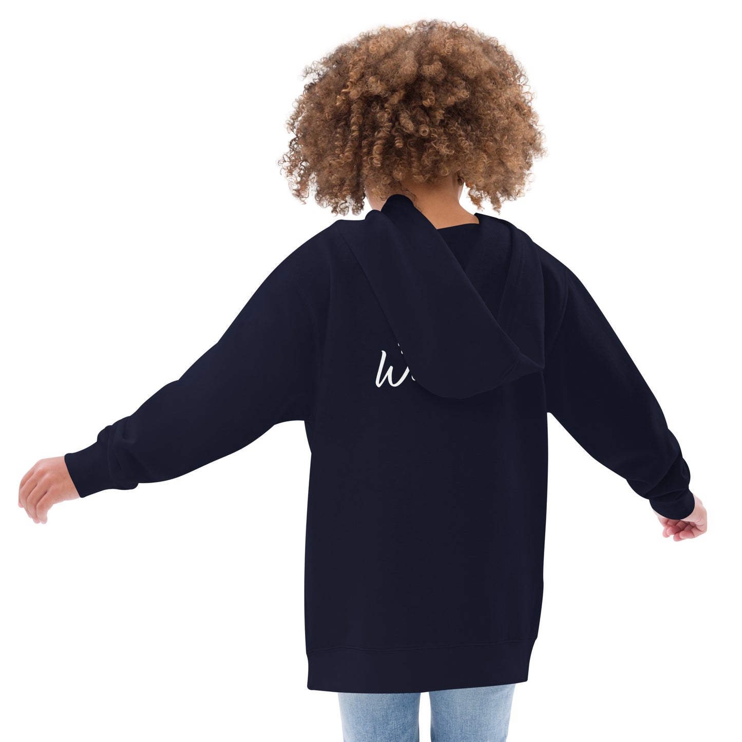 It all begins with me fleece hoodie