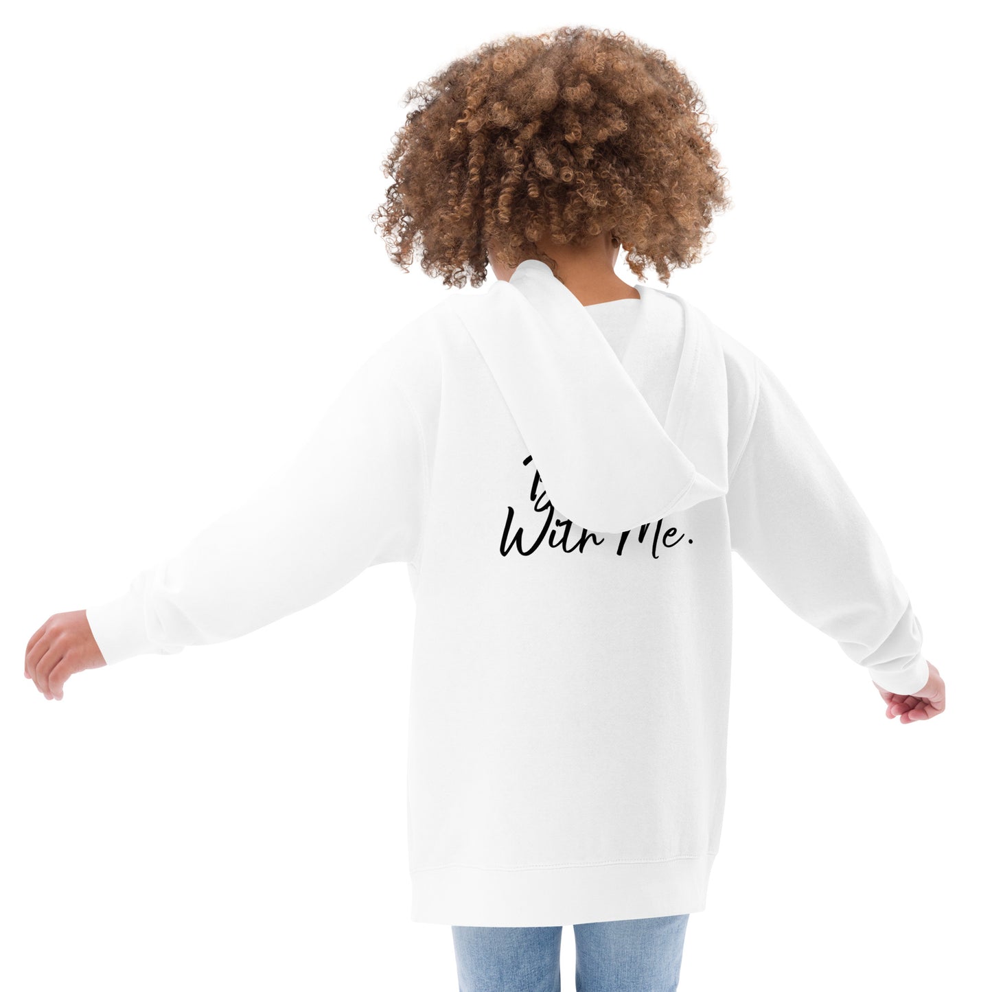 It all begins with me fleece hoodie