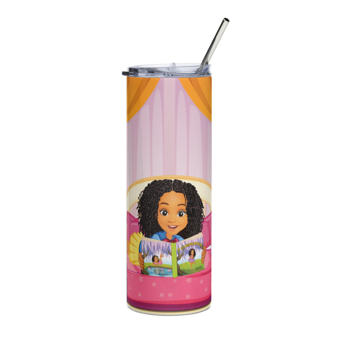 Maya's steel tumbler