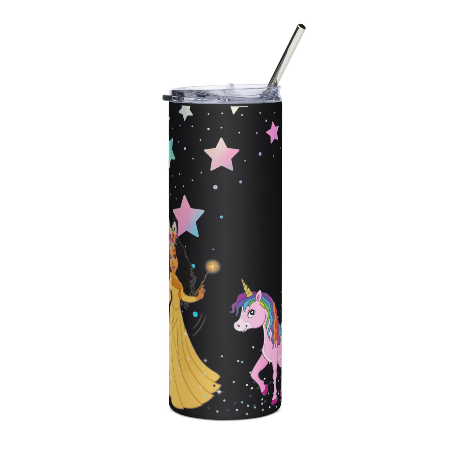 Maya's steel tumbler