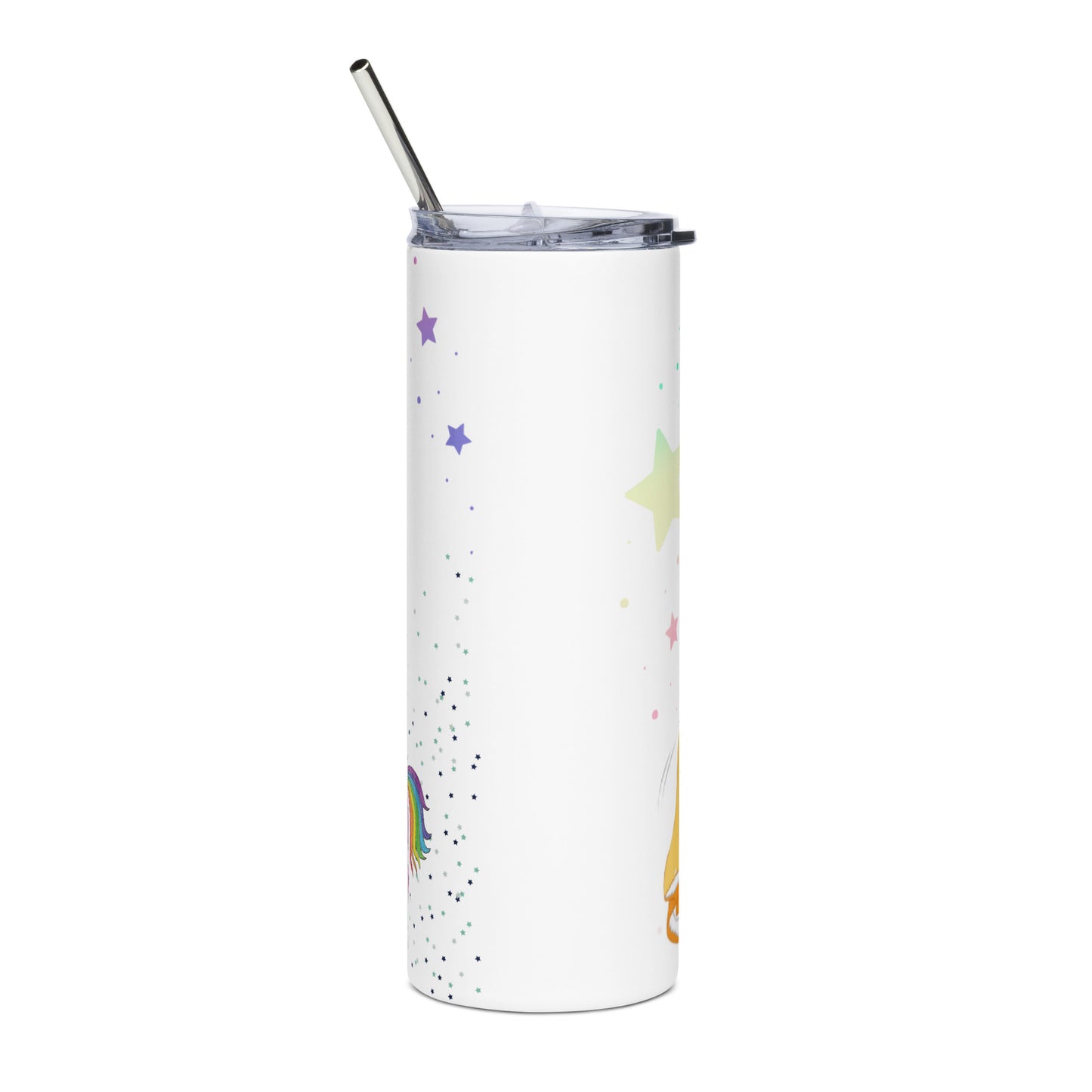 Maya's steel tumbler