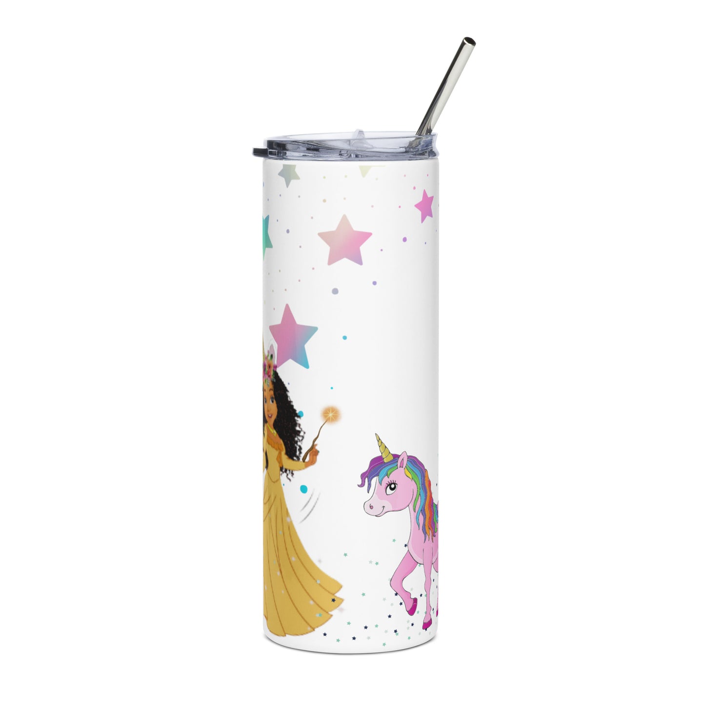 Maya's steel tumbler