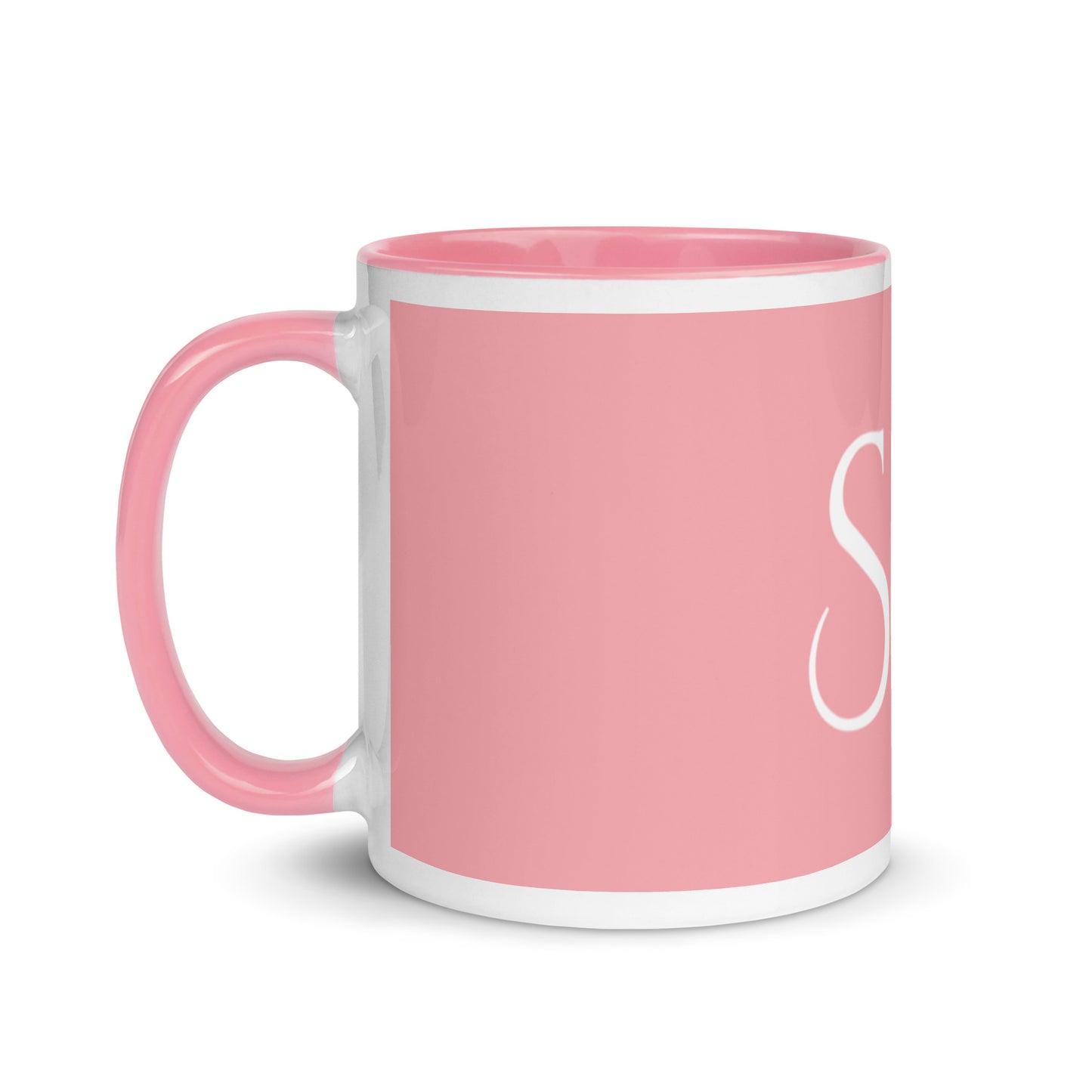 SR Mug with pink Color Inside