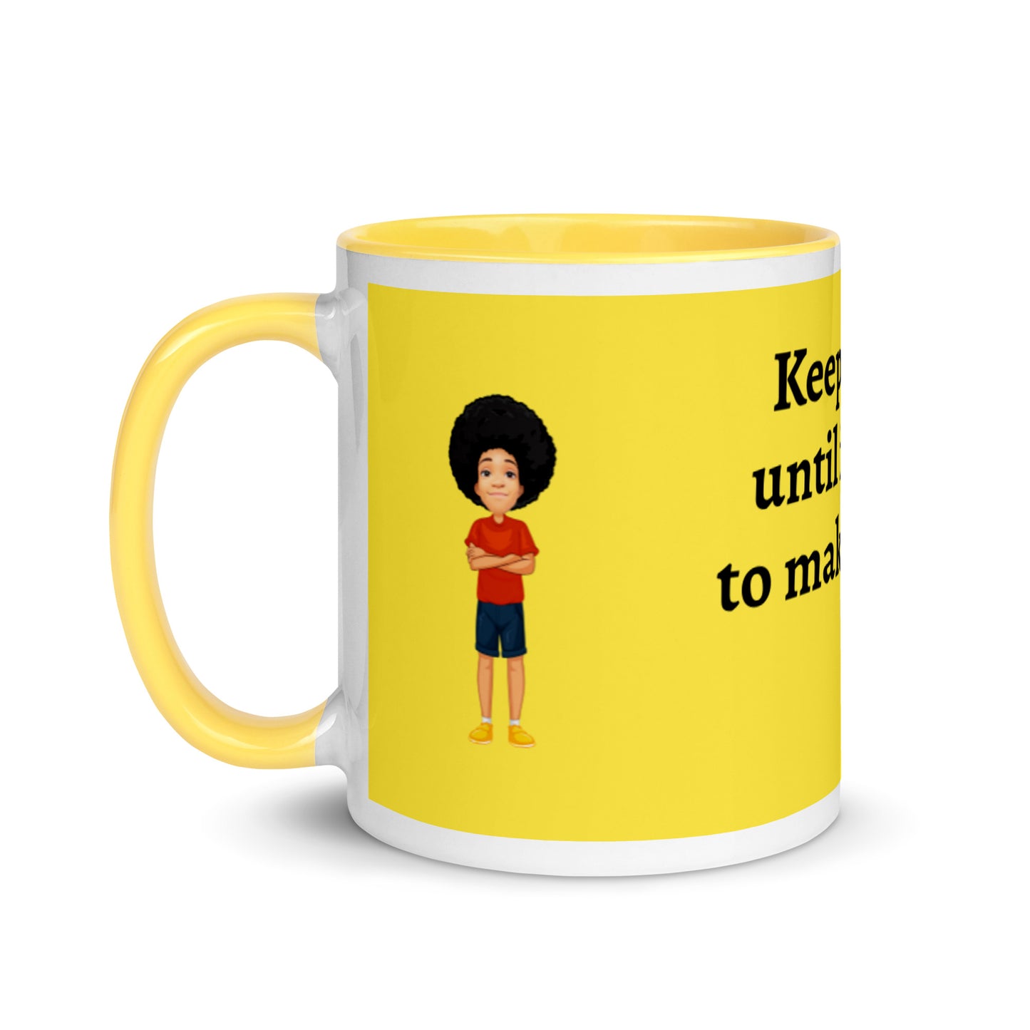 BOM Mug with yellow Color Inside
