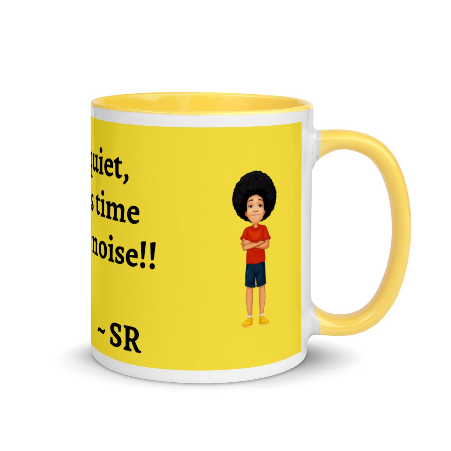 BOM Mug with yellow Color Inside