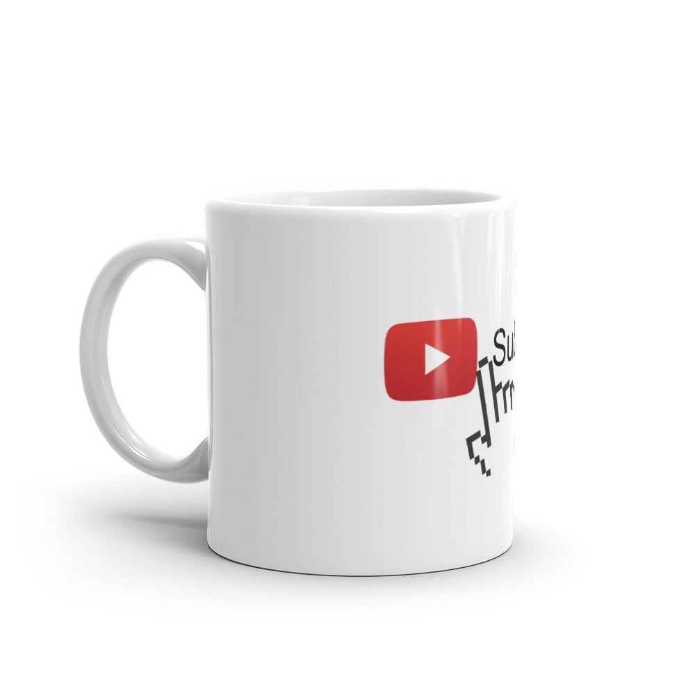 You Tube White glossy mug