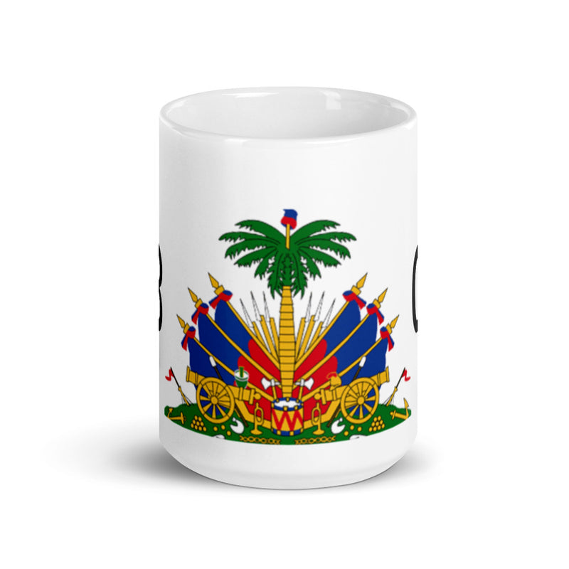 Haiti 1804 White glossy mug