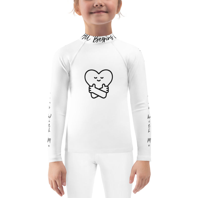 It All Begins With Me Rash Guard