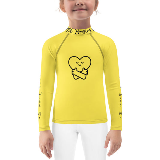 It All Begins With Me Rash Guard