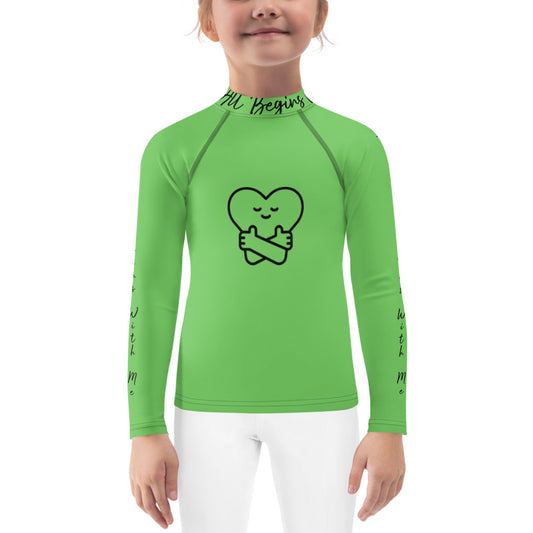 It All Begins With Me Rash Guard