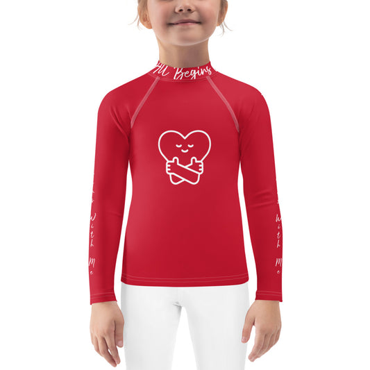 It All Begins With Me Rash Guard
