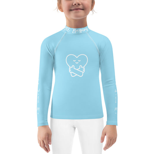 It All Begins With Me Rash Guard