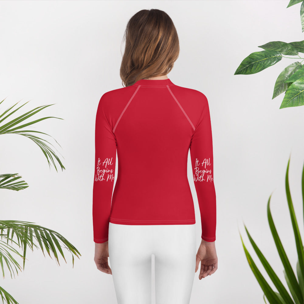It all begins with me Rash Guard