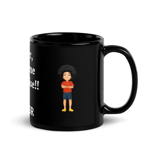 Boom Black Glossy Mug