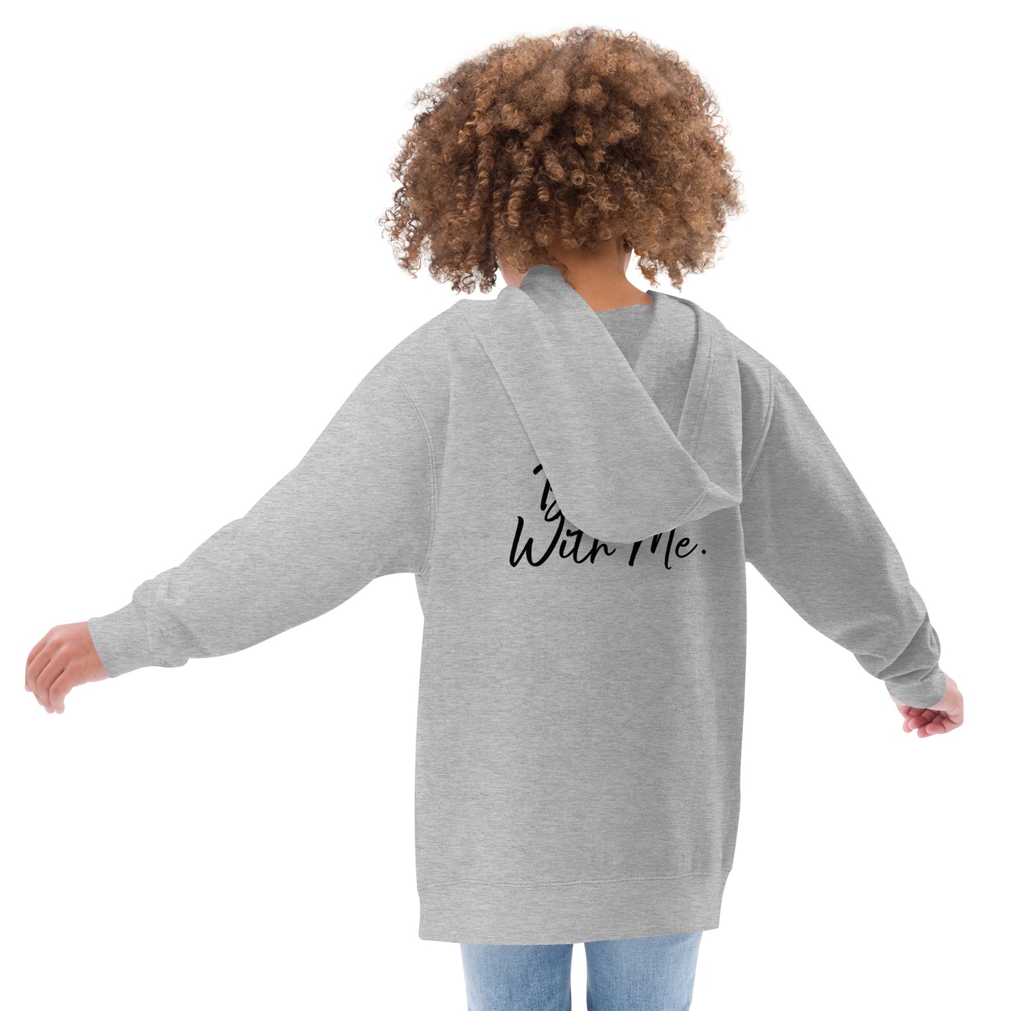 It all begins with me fleece hoodie