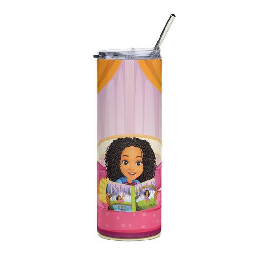 Maya's steel tumbler