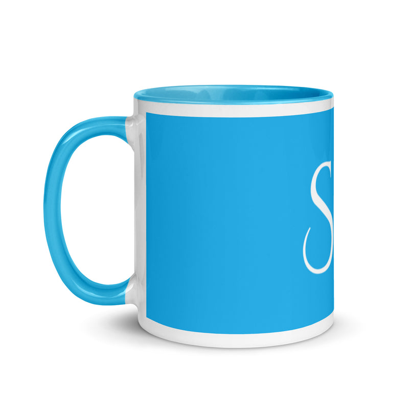 SR Mug with blue Color Inside