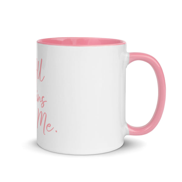 It all begins with me Mug with Color Inside