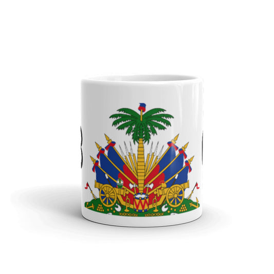 Haiti 1804 White glossy mug