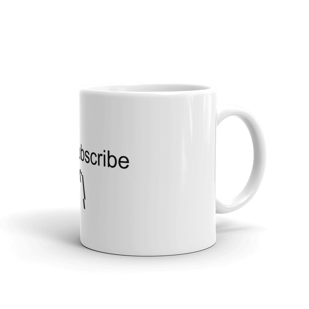 You Tube White glossy mug