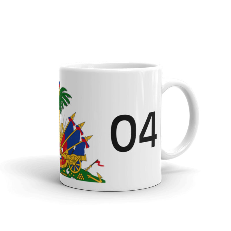 Haiti 1804 White glossy mug