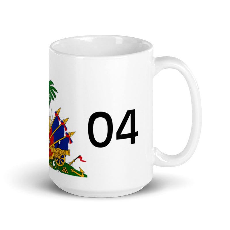 Haiti 1804 White glossy mug